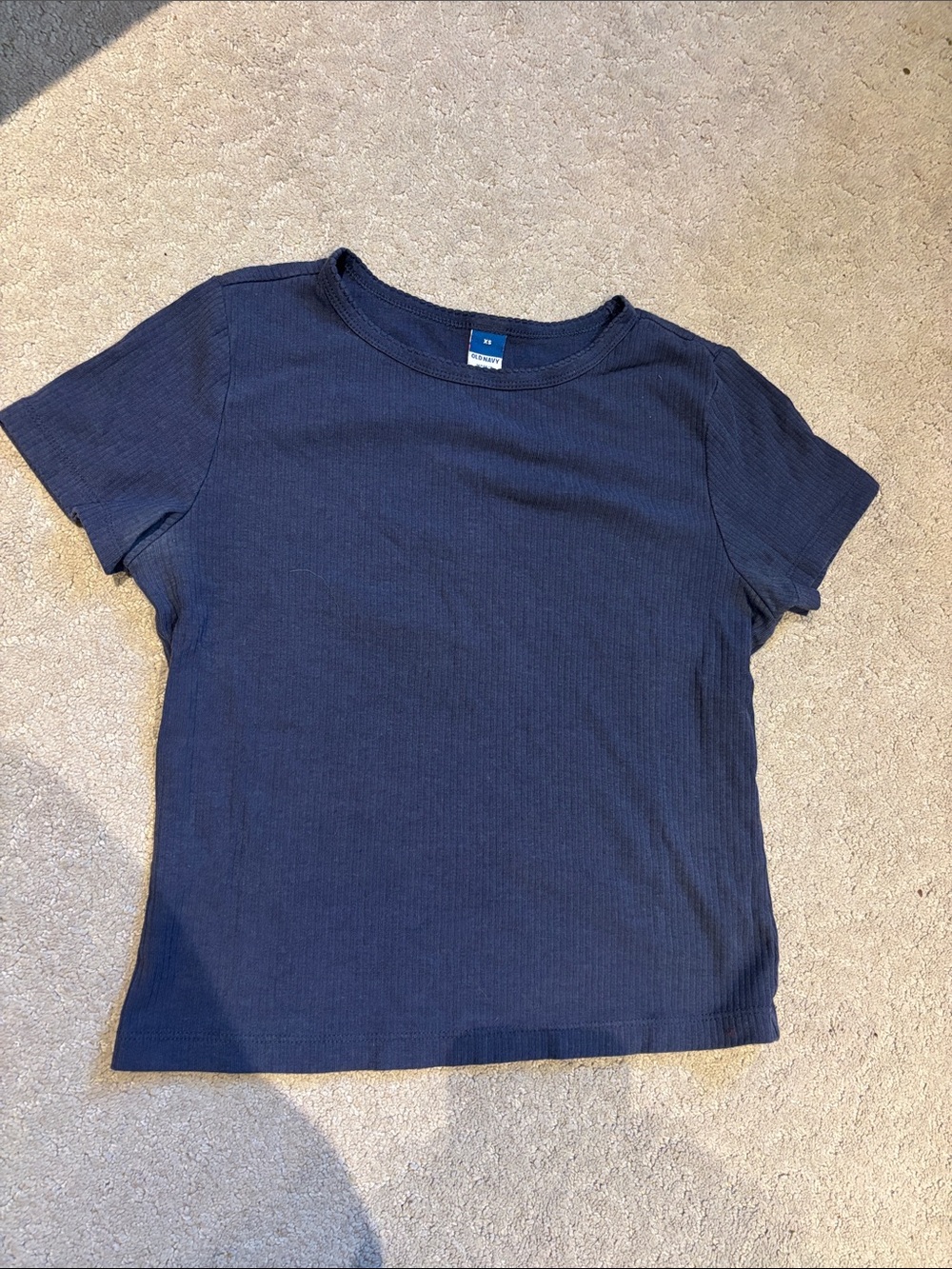 Old Navy Navy Blue Baby Tee